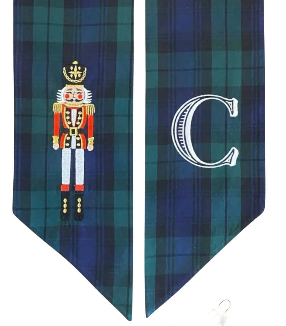 Christmas Wreath Sash