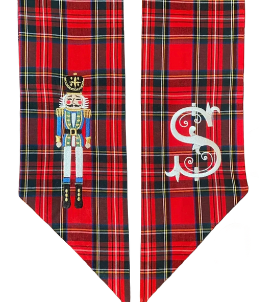 Christmas Wreath Sash